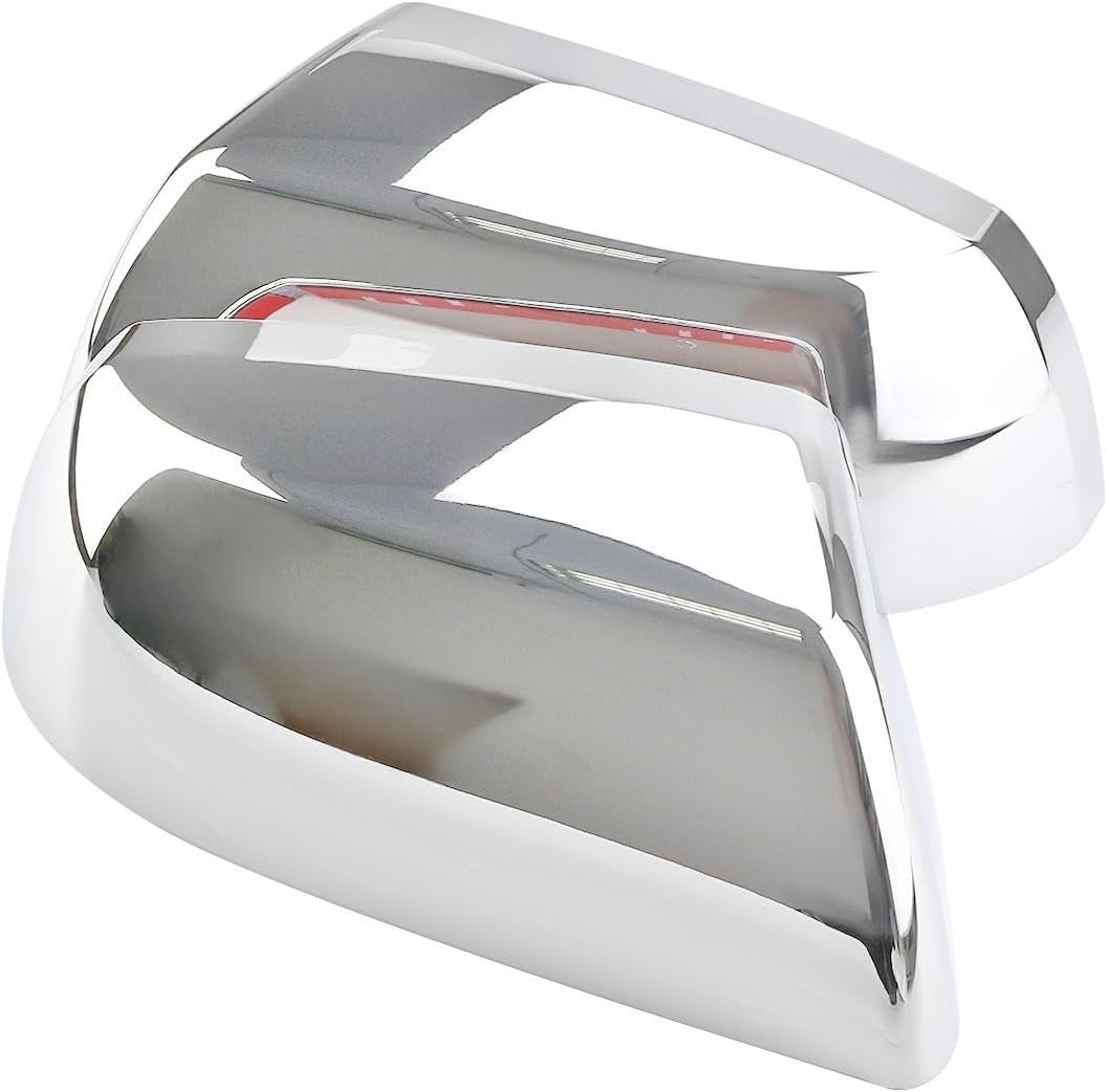 Chrome Mirror Covers for Toyota Tundra 2007–2019 & Sequoia 2008–2014