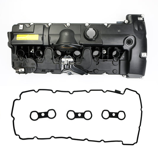 Engine Valve Cover W/ Gasket Fit for 07-15 BMW 2.5L 3.0L N52B30 N52B25