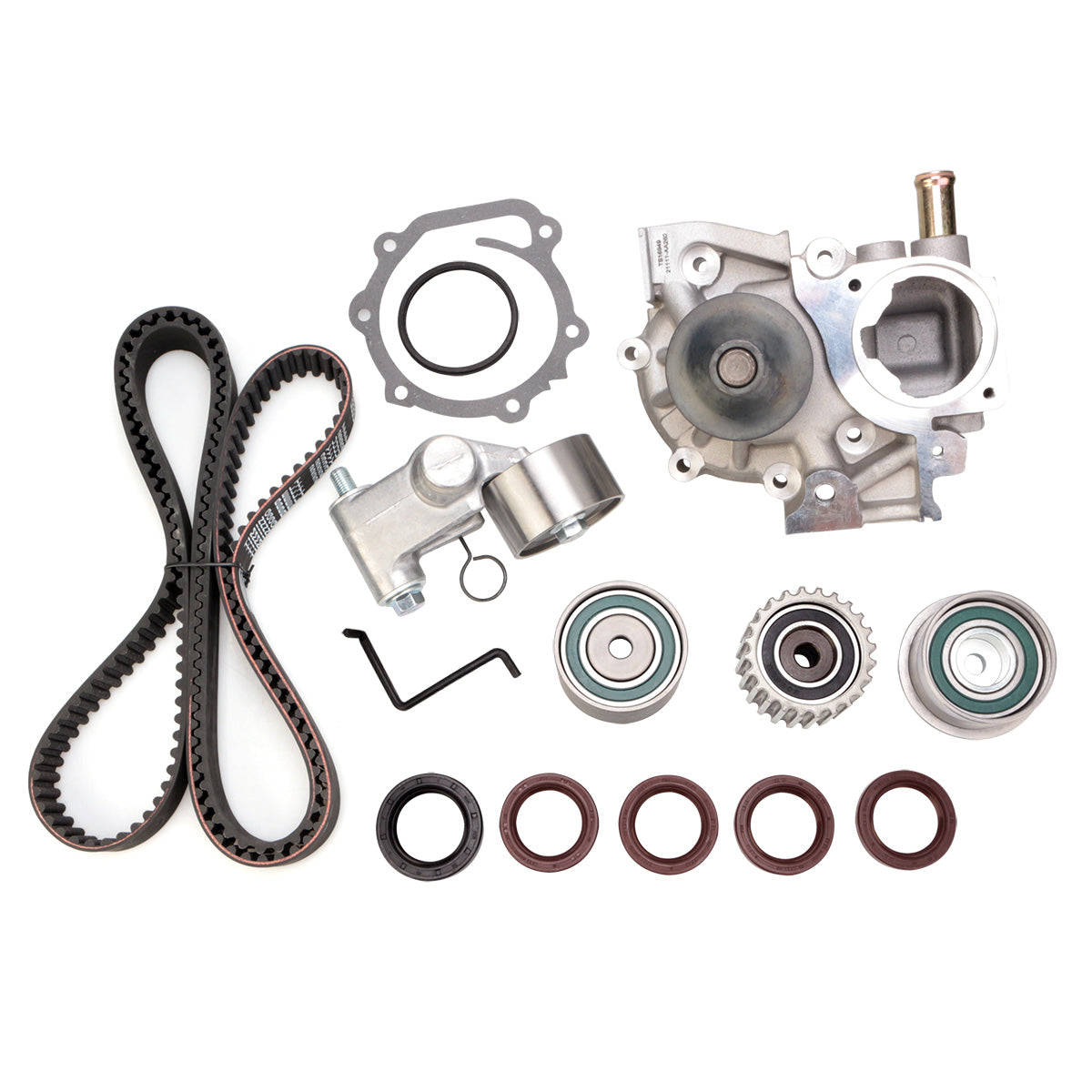 Timing Belt Kit Water Pump for 2006-2012 Subaru Impreza Forester Legacy Outback 2.5L EJ253