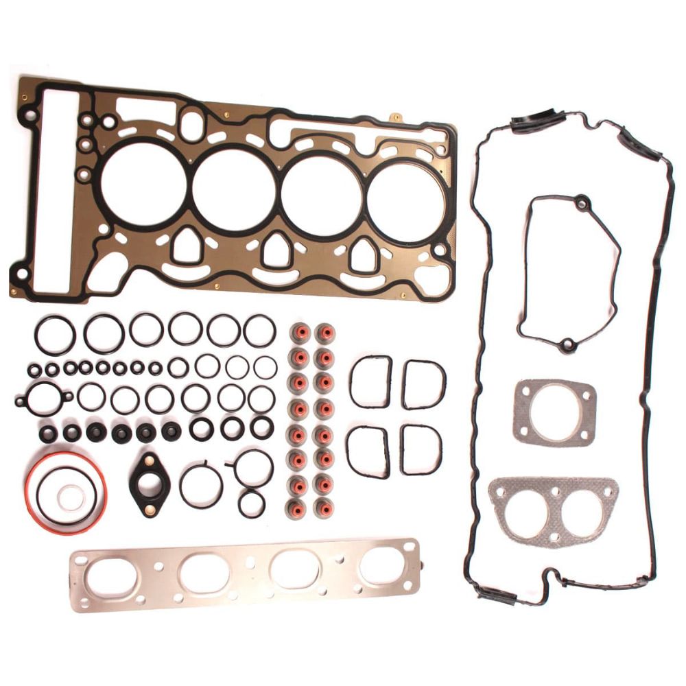 AUCERAMIC Engine Full Gasket Set Head Gasket & Crankcase Lower Gasket Set fit for BMW 118i 116i 120i 316i 318i 320i 520i N43B20A N45B16A N46B20B
