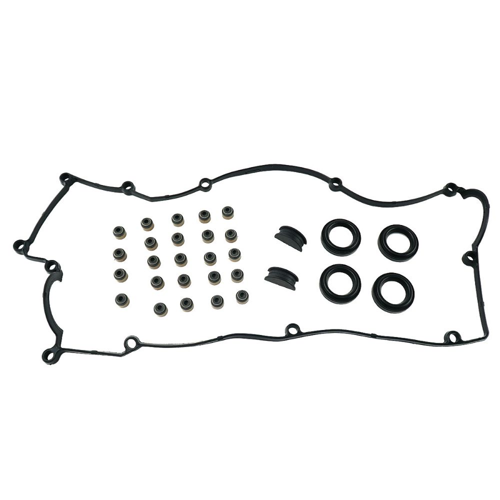 Engine Valve Cover Gasket with Valve Stem Seals Fit 2006-2011 Hyundai Accent KIA Rio RIO5 1.6L G4ED