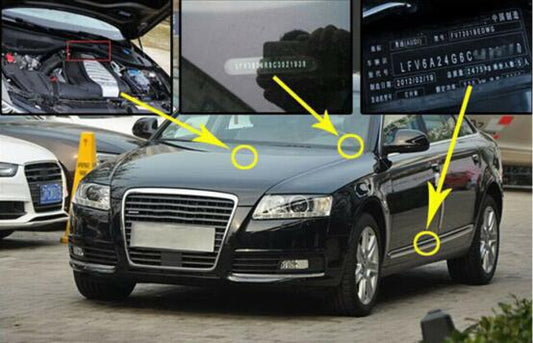 How to find the VIN code of your car. FD0034