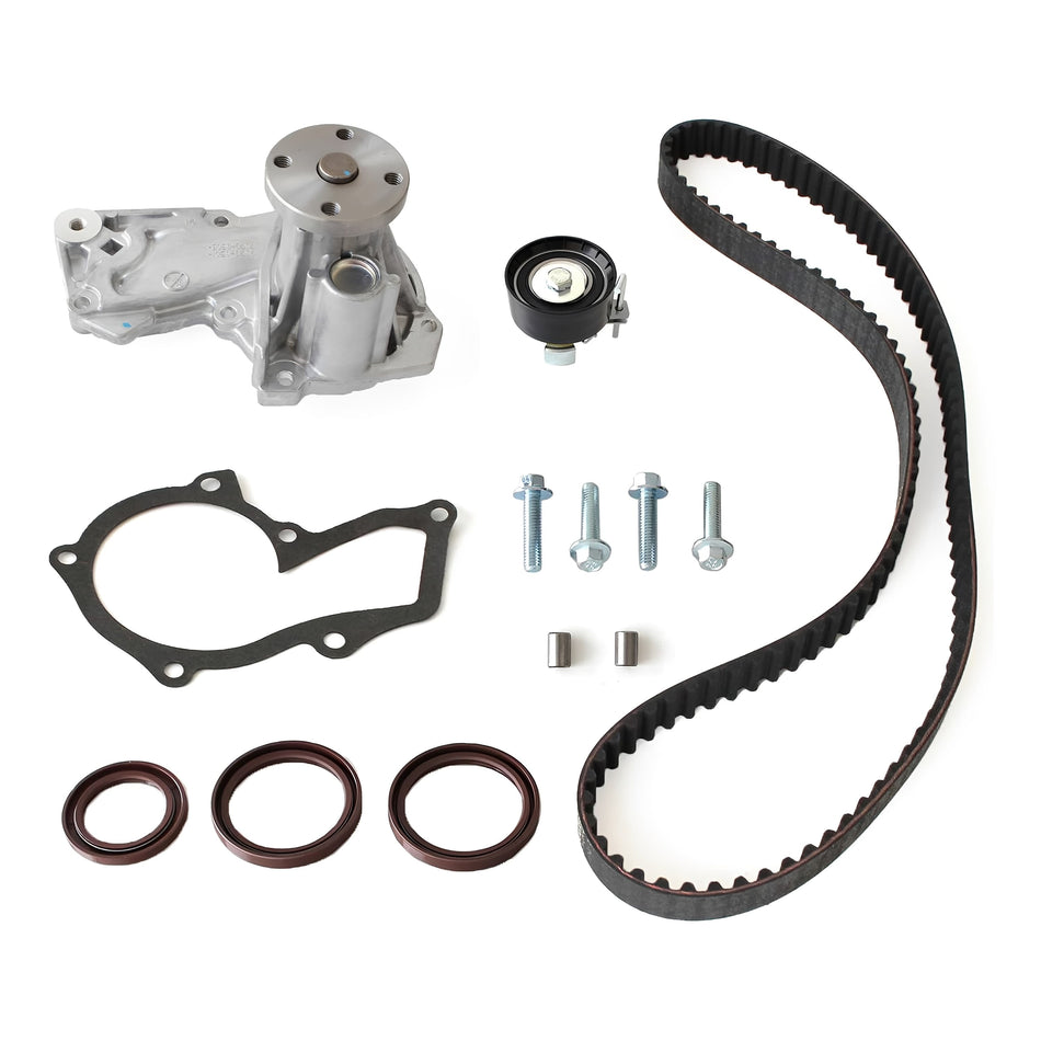 Timing Belt Kit TCKWP343A Fit for 2013-2019 Ford Escape Fiesta Fusion Transit Connect 1.6L L4 Turbo