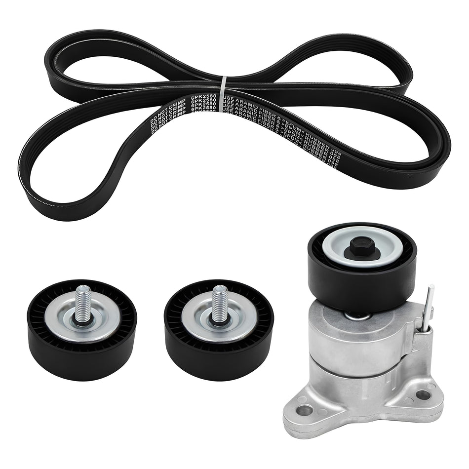 Belt Tensioner Kit 90K39053 Fit for 2007-2017 Dodge Journey Avenger Caliber Jeep Compass Patriot 2.0L 2.4L