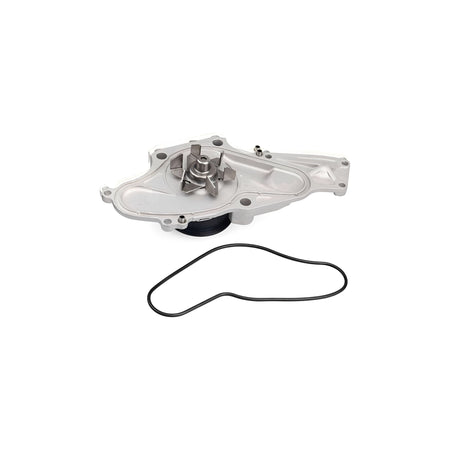 Timing belt water pump assembly with gasket and black rubber seal