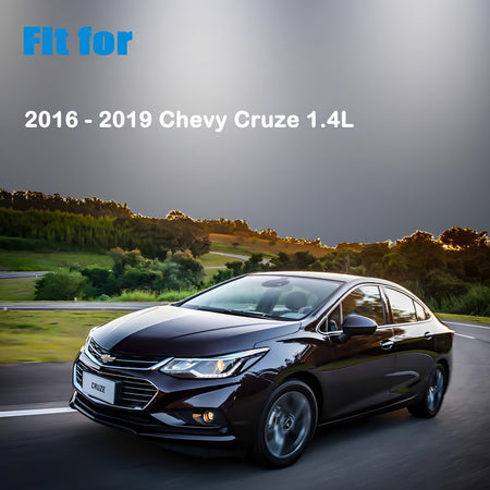 Chevy Cruze sedan on road showing turbo hose fitment