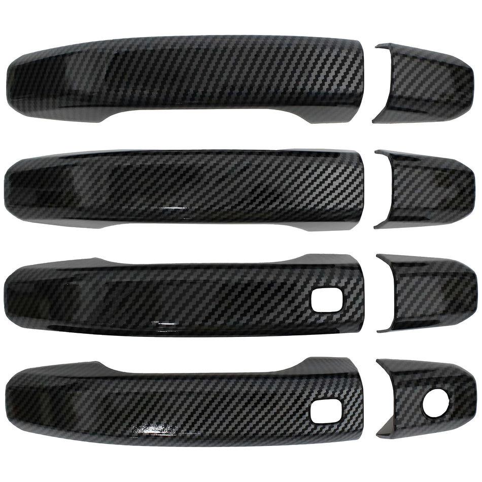 2019-2025 Chevy Silverado GMC Sierra 1500 2500HD 3500HD Door Handle Covers with Smart Keyholes