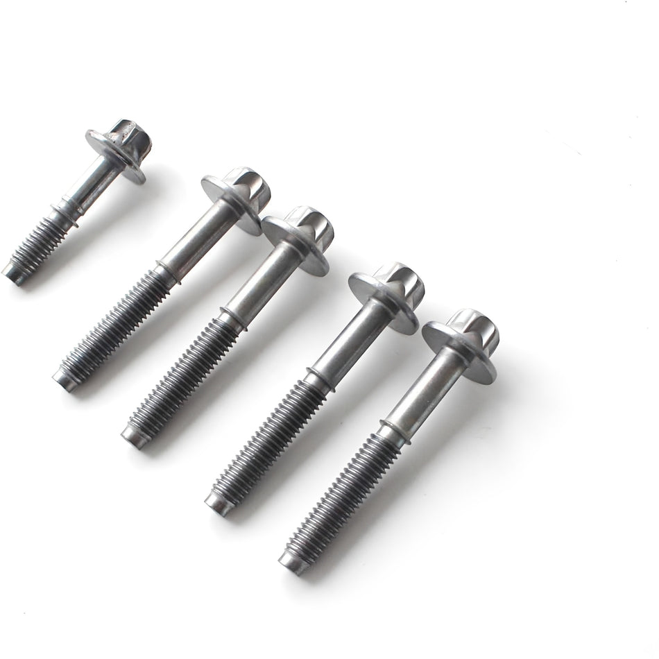 Set of mounting screws for oil filter housing