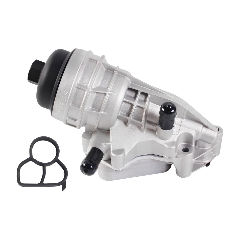 Oil filter housing with black seal and included gasket