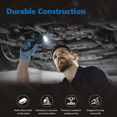 Automatic transmission oil pan installed under vehicle for service