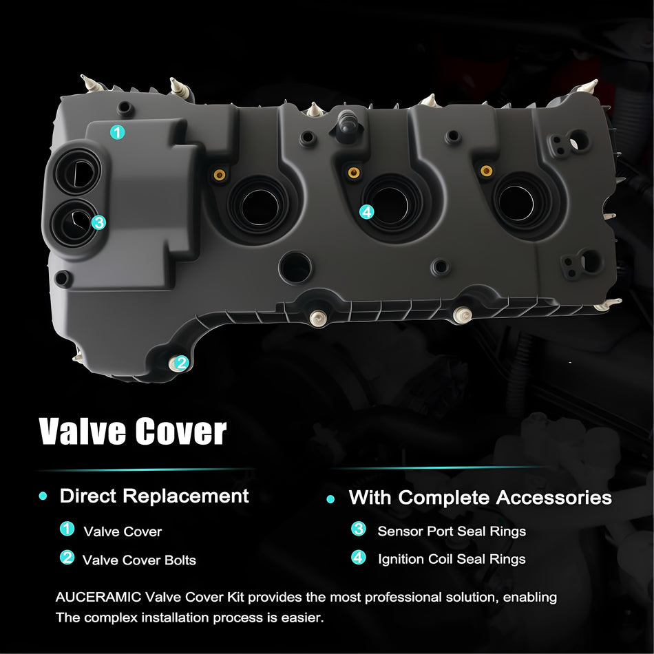 Engine Valve Cover Right Fit for Ford F-150 Expedition 3.5L EcoBoost