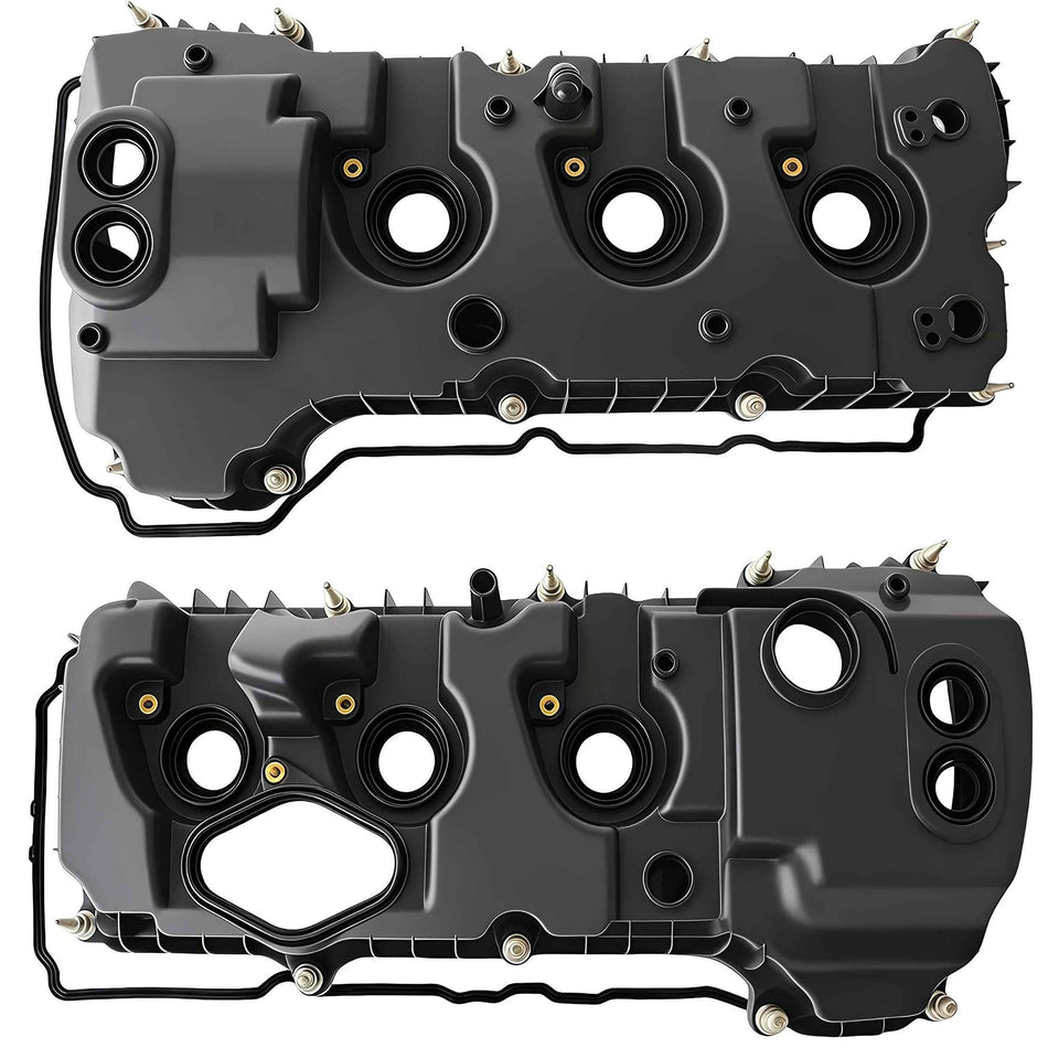 Engine Valve Cover Set BL3Z6582H DL3Z6582C Fit for 2013-2016 Ford F-150 3.5L EcoBoost