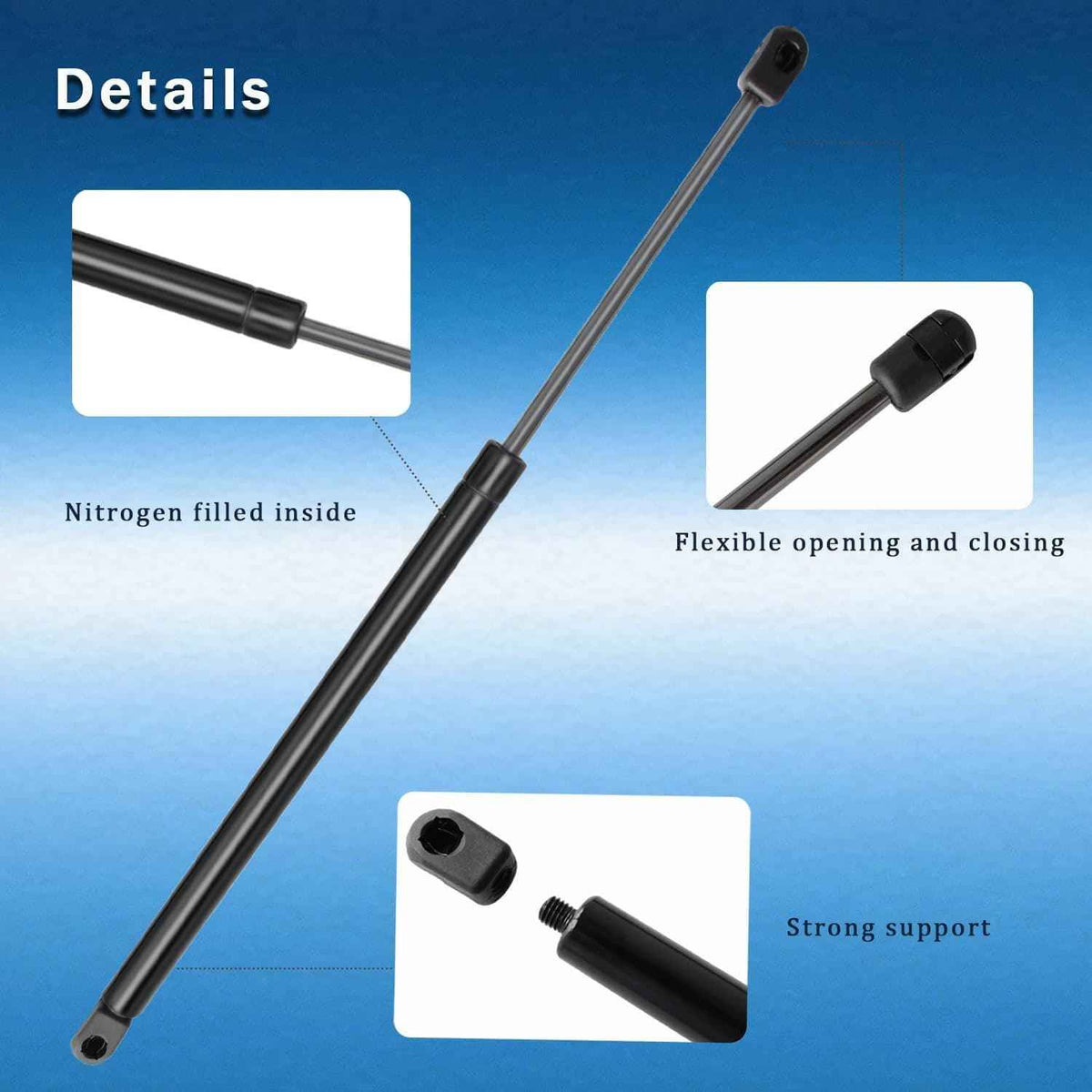 2Pcs Rear Window Lift Supports 68282670AA Fit for 2018-2024 Jeep Wrangler