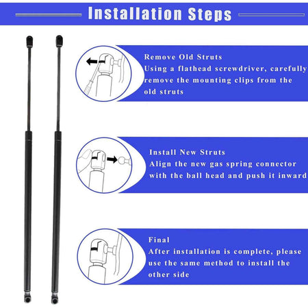 Hood Lift Supports 534400C030 Fit for 2014-2021 Toyota Tundra