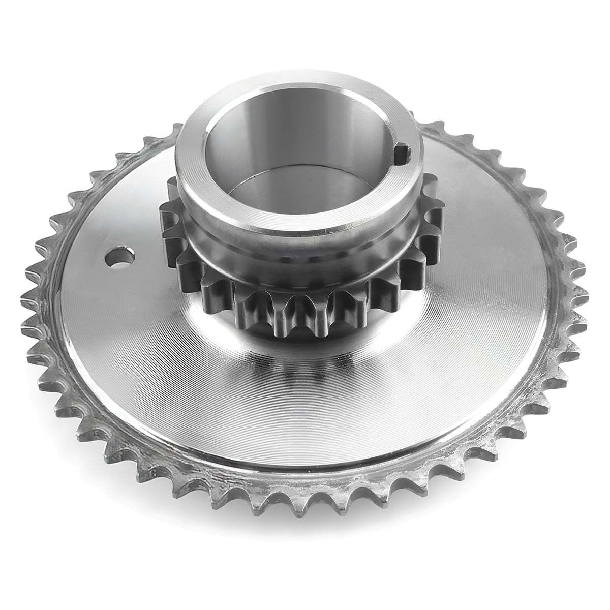 Timing chain kit crankshaft gear sprocket with central hub