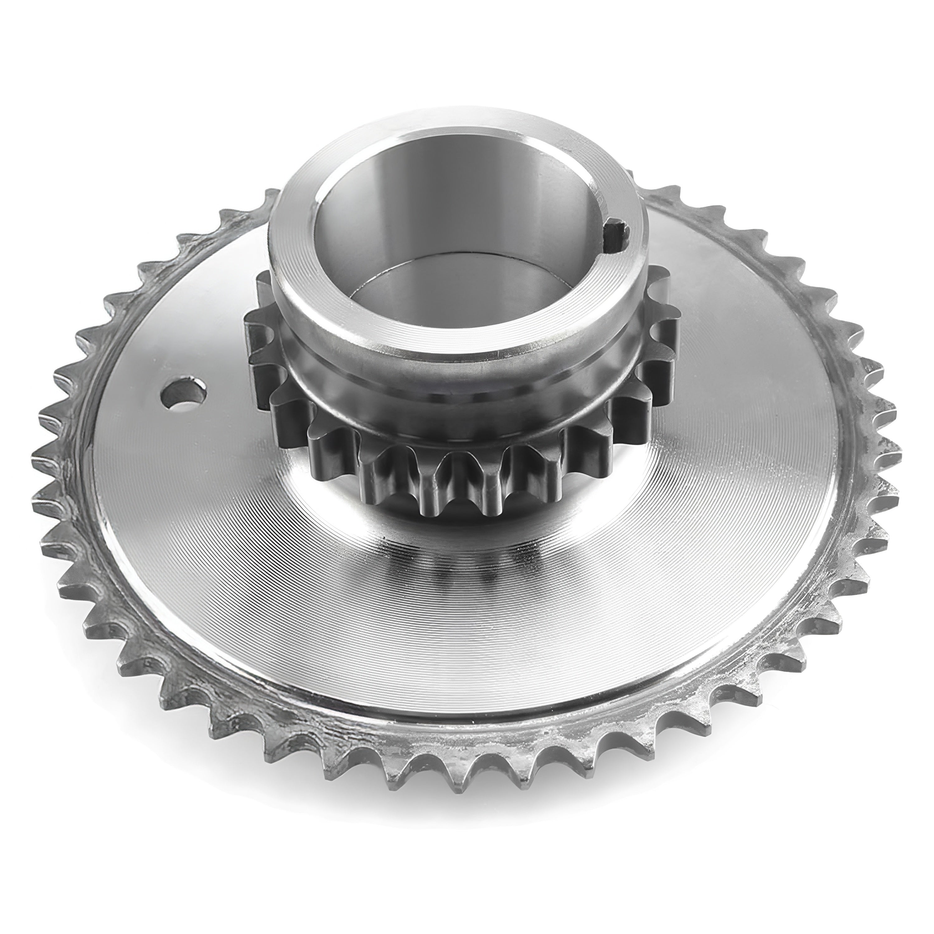 Timing chain kit crankshaft gear sprocket with central hub