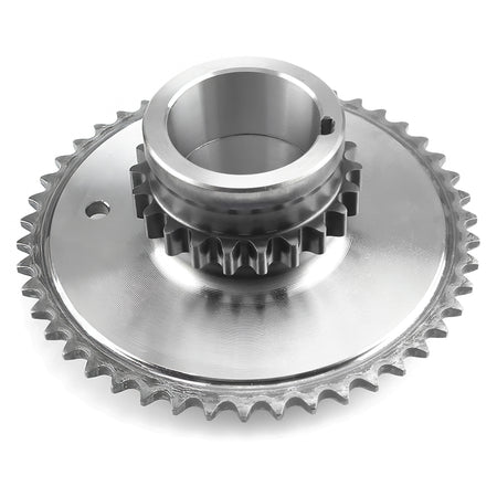 Timing chain kit crankshaft gear sprocket with central hub