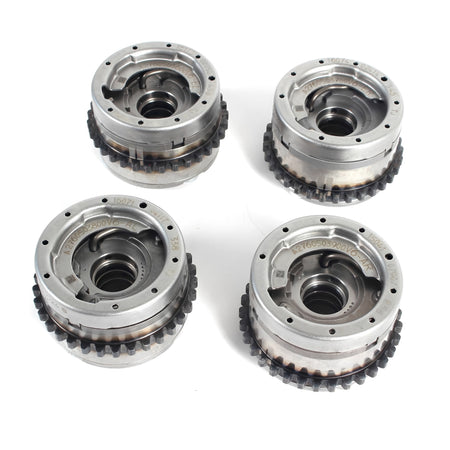 Timing chain sprockets, four-pack of metal gears with mounting hubs