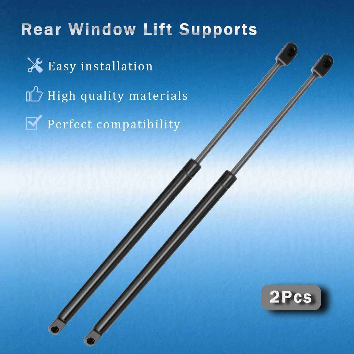 2Pcs Rear Window Lift Supports 68282670AA Fit for 2018-2024 Jeep Wrangler