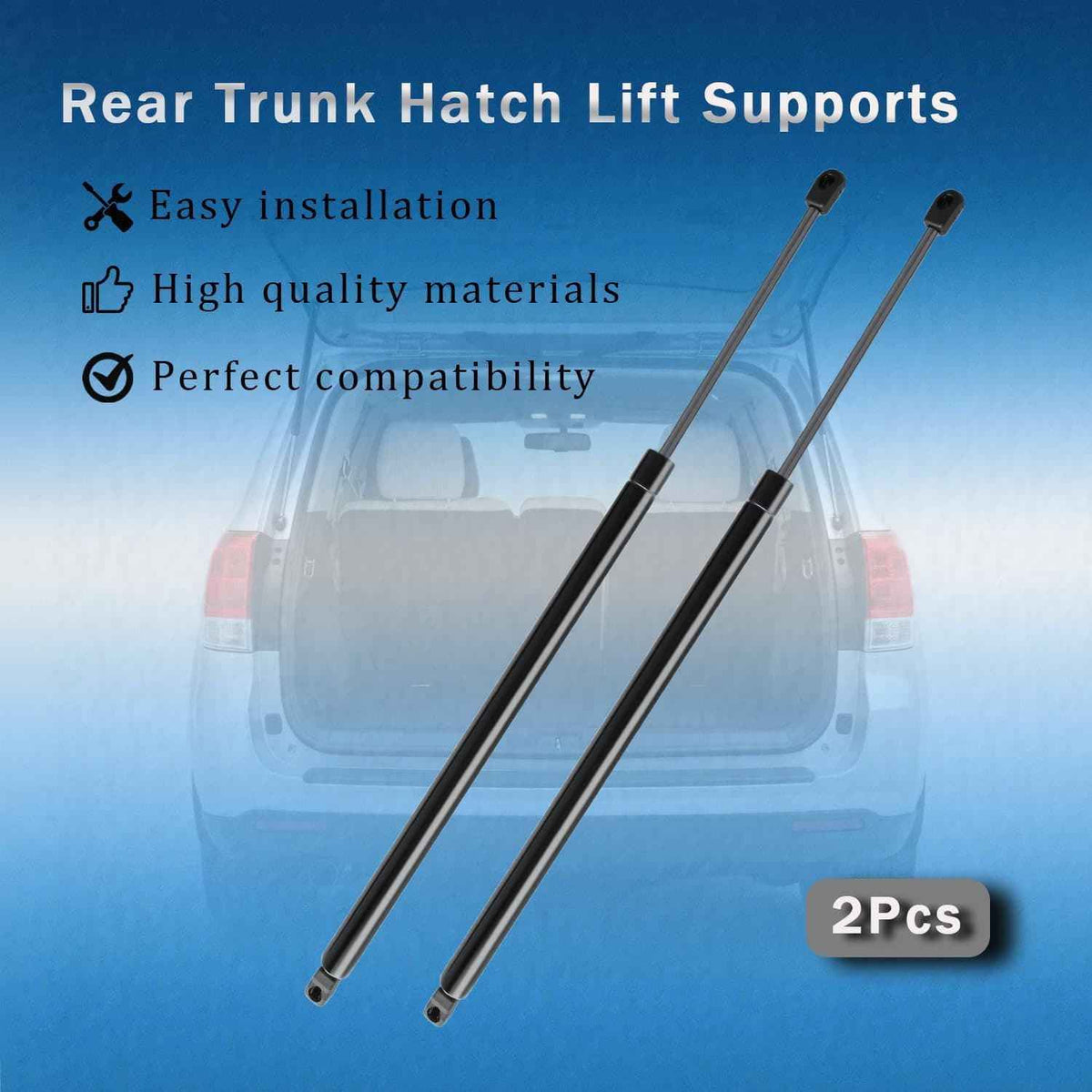 2Pcs Tailgate Lift Supports 74870S9VA01 Fit for 2003-2007 Honda Pilot