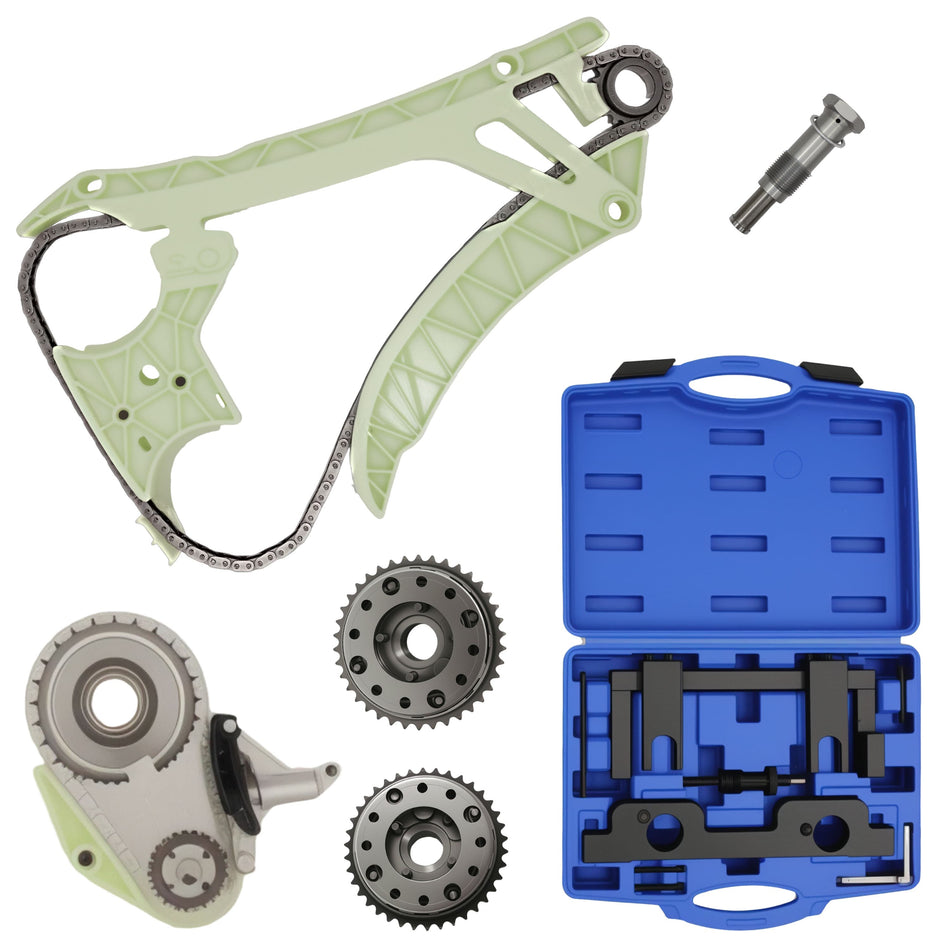 Timing Chain Kit with Tools 11417605366 Fit for 2012-2016 BMW 328i 528i X3 2.0L Turbo N20 N26