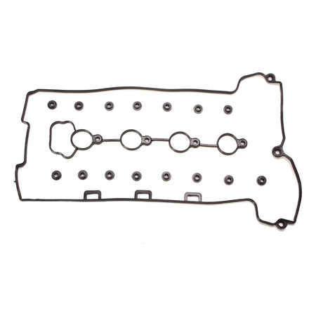 Valve cover gasket set gasket with oval ports and multiple mounting holes
