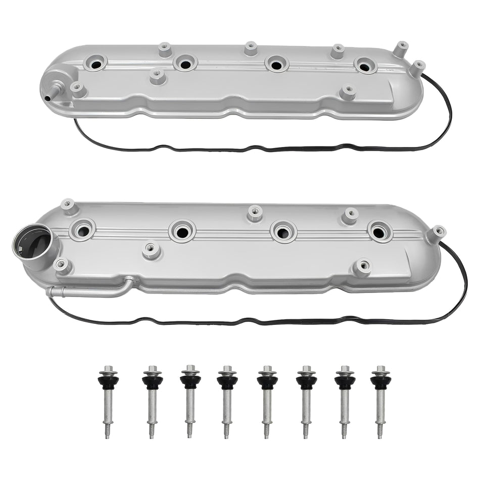 Engine Valve Cover w/Gaskets 12607722 Fit for 2009-2020 Chevy Silverado GMC Sierra Cadillac Escalade 4.8L 5.3L 6.0L V8