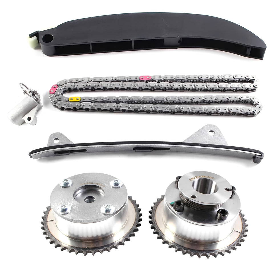 Timing Chain Kit Fit for 2014-2021 Hyundai Kia 2.0L G4NA G4NC 243212E200 - Auceramic
