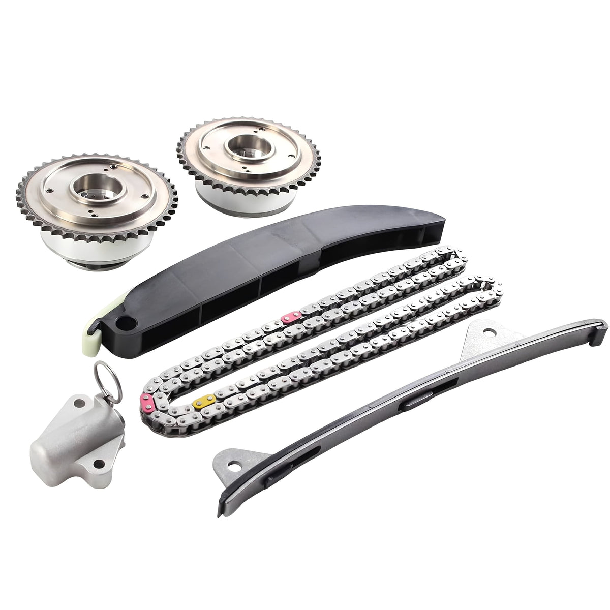 Timing Chain Kit Fit for 2014-2021 Hyundai Kia 2.0L G4NA G4NC 243212E200 - Auceramic