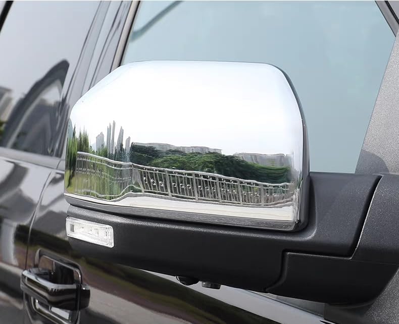 Chrome Mirror Covers for Ford F150 2015–2020