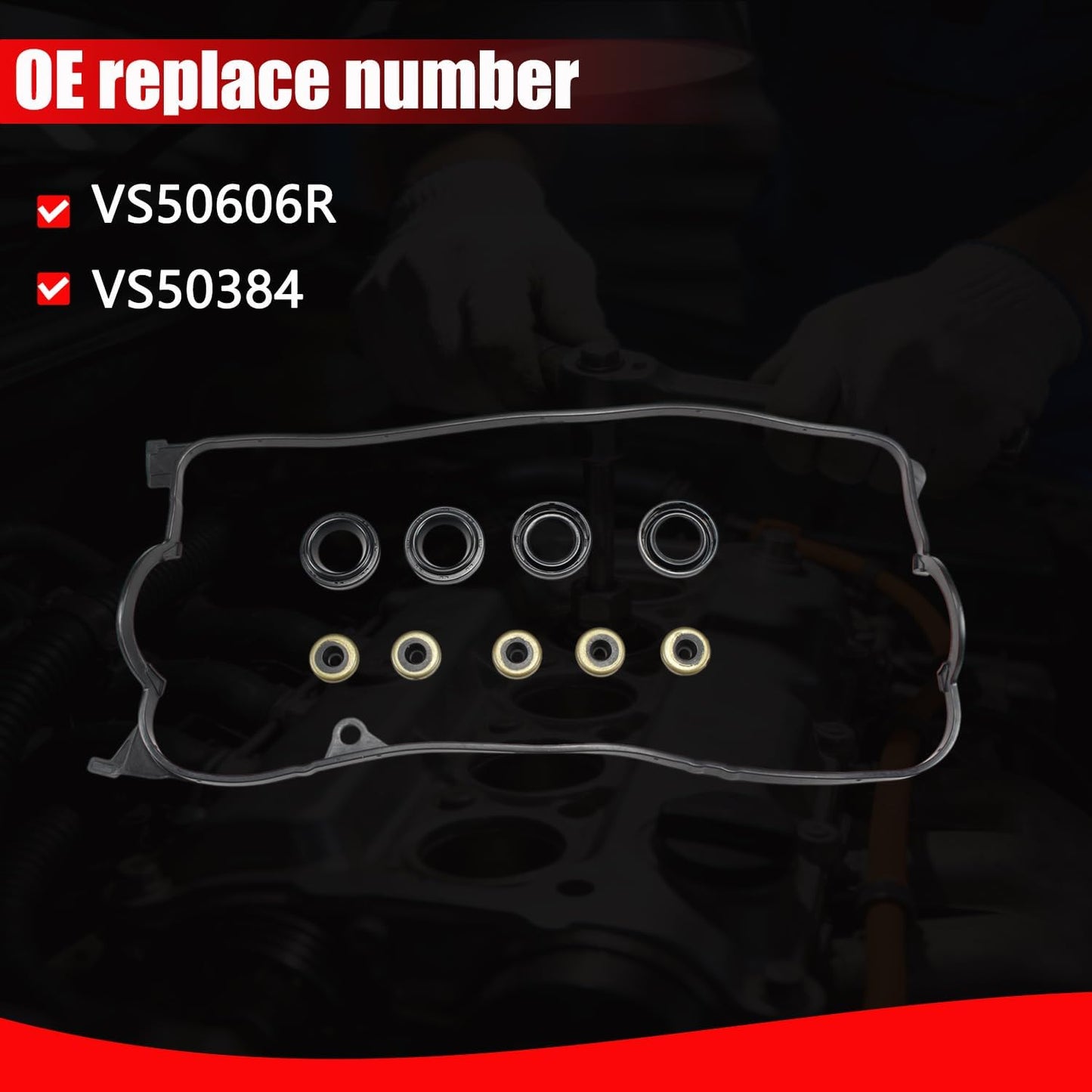 Valve Cover Gasket Set for Honda Civic 1.7L D17 (2001-2005)