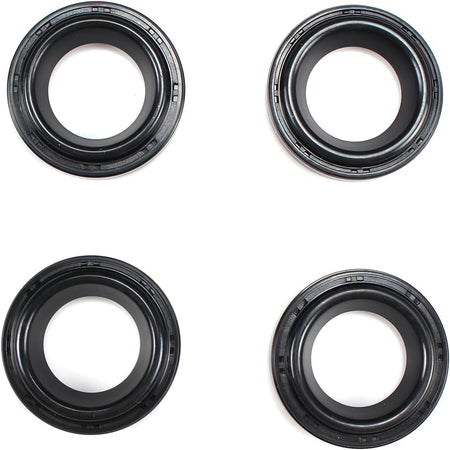 Valve cover gasket set seal rings with black outer edges and inner rings