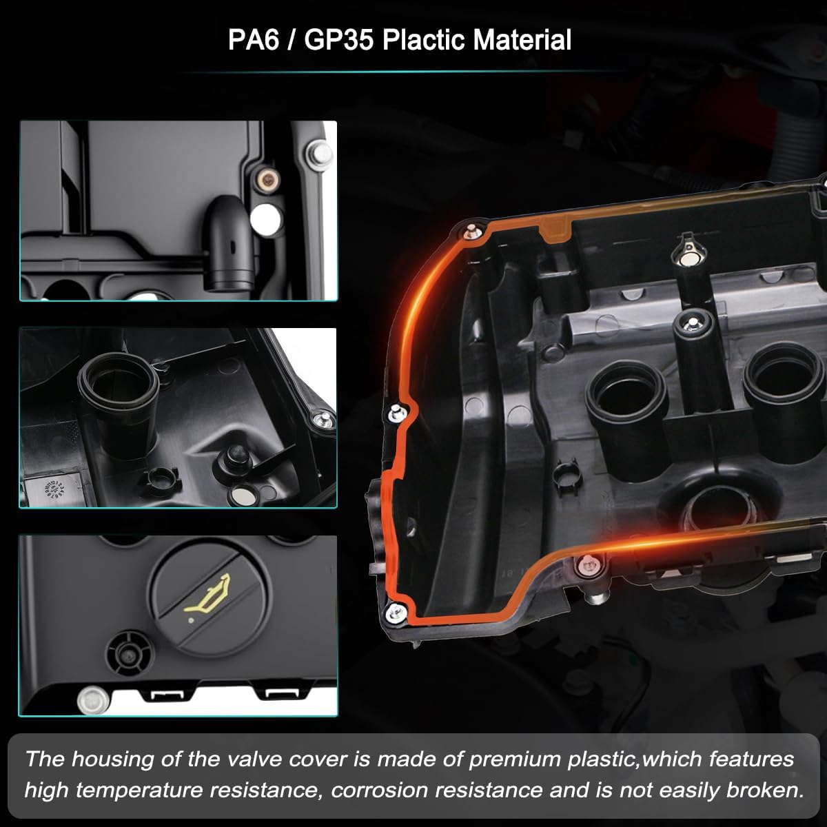 Mini Cooper N18 Valve Cover Kit (OE 11127646552)