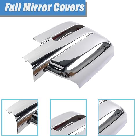 Chrome Mirror Covers for Ford F150 2009–2014