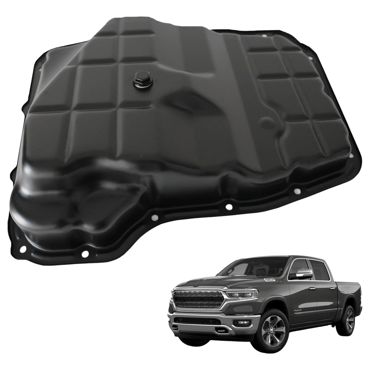 2011–2018 Ram 1500 Jeep Grand Cherokee 65RFE Transmission Oil Pan with Drain Plug 265-870
