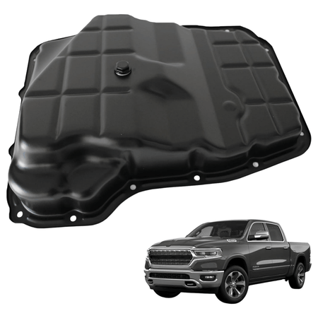 2011–2018 Ram 1500 Jeep Grand Cherokee 65RFE Transmission Oil Pan with Drain Plug 265-870