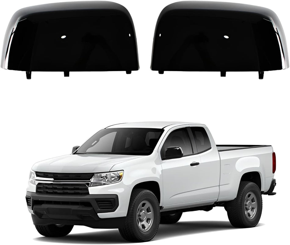 Chrome Tow Mirror Covers 23191151 23191153 Fit for 2015-2022 Chevy Colorado GMC Canyon