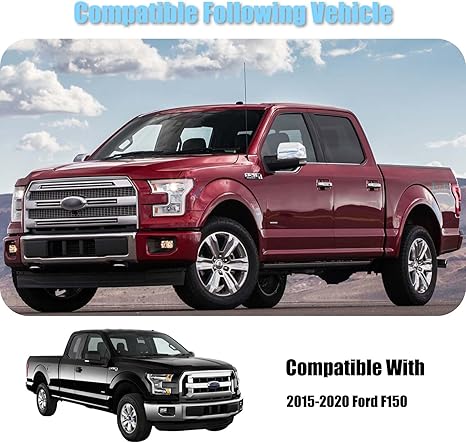 Chrome Mirror Covers for Ford F150 2015–2020