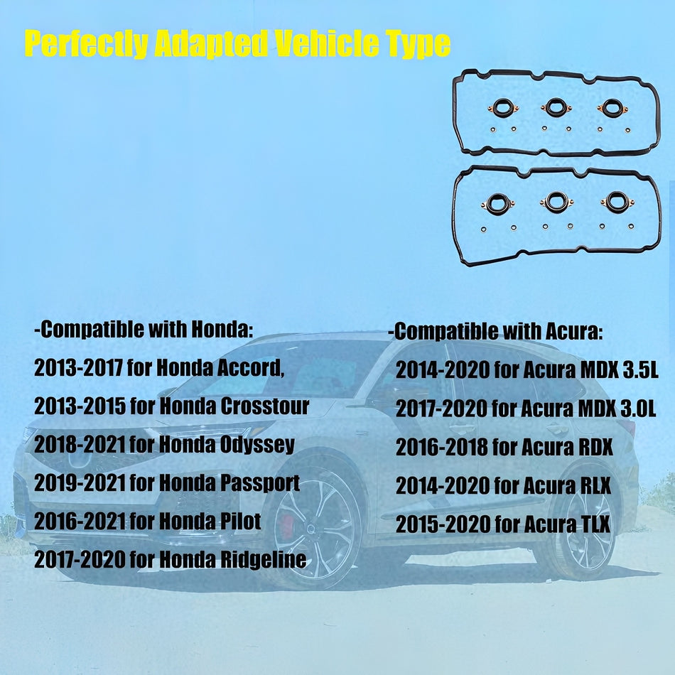 Honda Acura 3.0L 3.5L V6 Valve Cover Gasket Set | 0362072