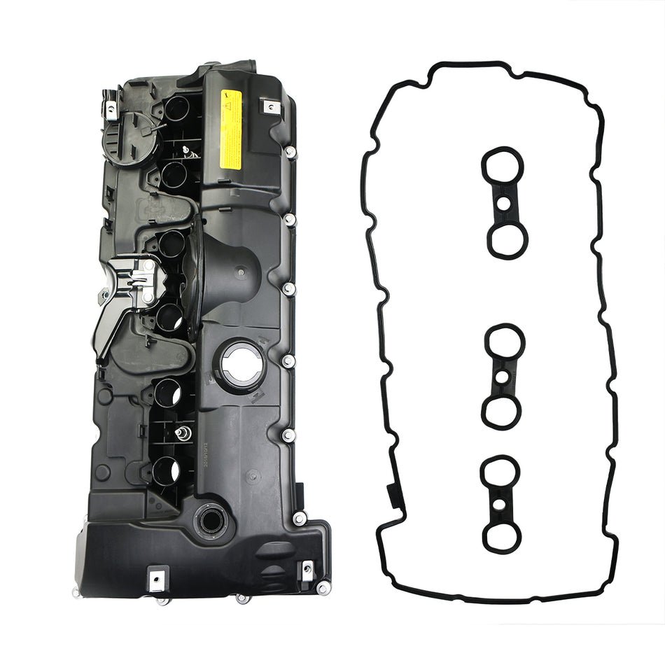 Engine Valve Cover W/ Gasket Fit for 07-15 BMW 2.5L 3.0L N52B30 N52B25