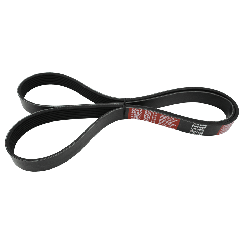 Serpentine Belt K070655 Fit for 2007-2010 BMW X5 4.8i 7-Rib