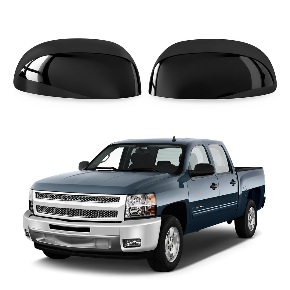 Chrome Mirror Covers 25788157 Fit for 2007-2014 Chevy GMC Cadillac