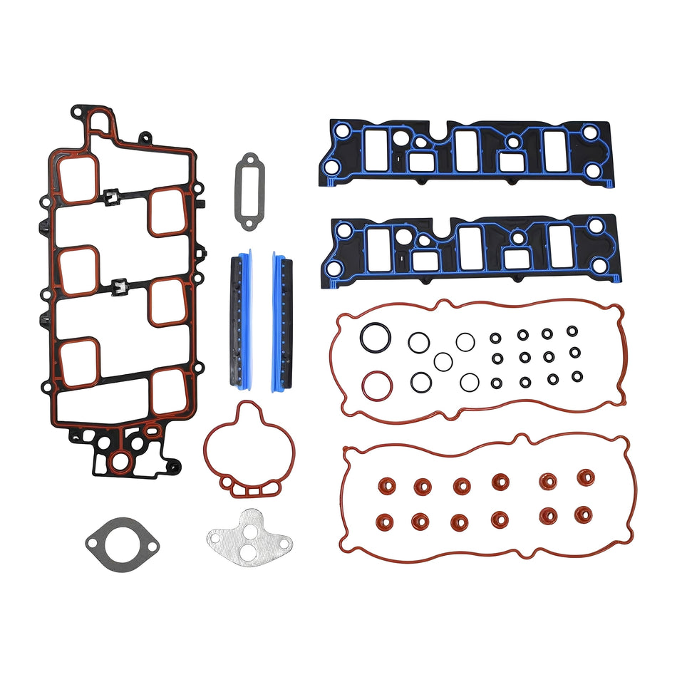 Intake Manifold Gasket Set MS98014T Fit for 1995-2009 Buick LaCrosse Chevrolet Impala Pontiac Grand Prix 3.8L V6