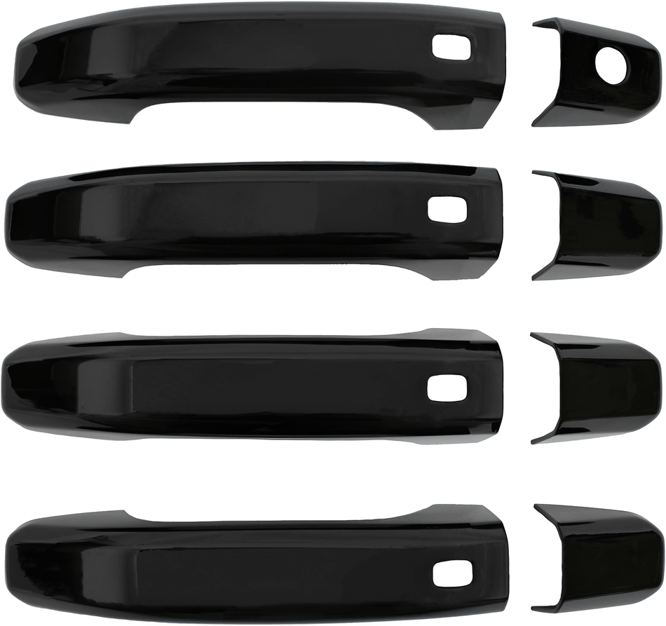 2019-2025 Chevy Silverado GMC Sierra Tahoe Suburban Yukon Door Handle Covers with Smart Keyholes