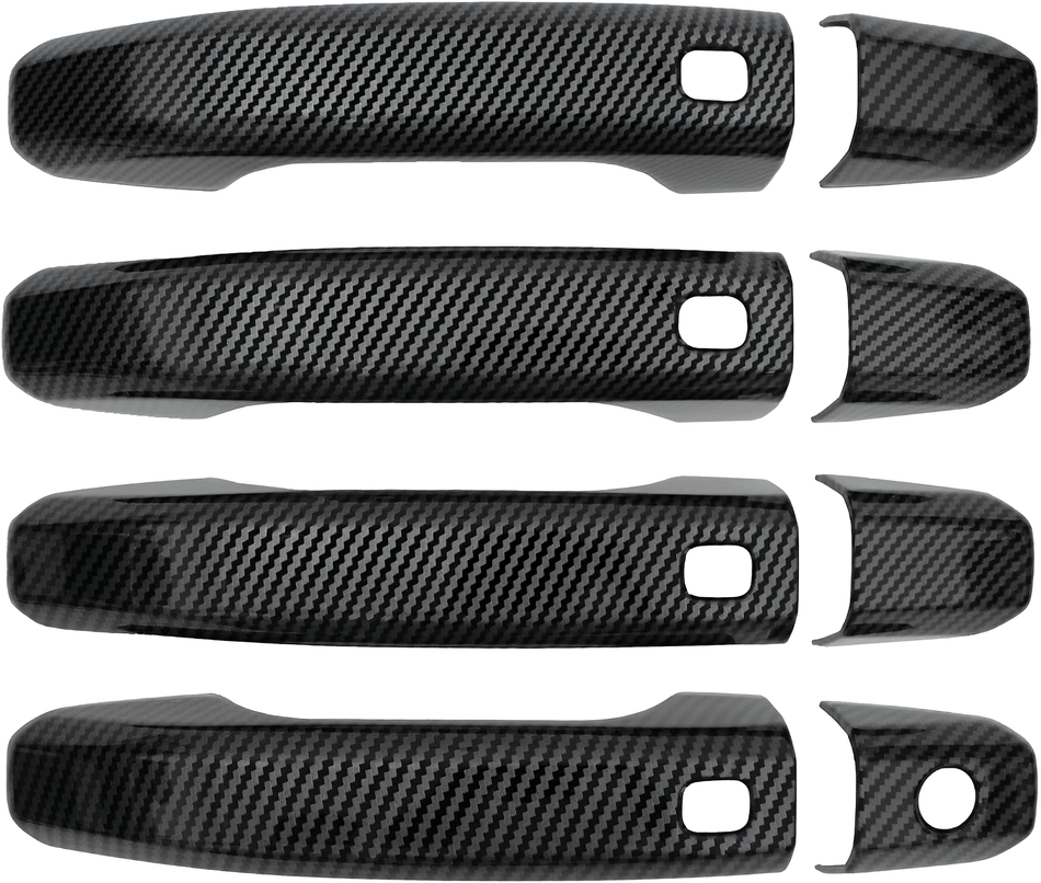 2019-2025 Chevy Silverado GMC Sierra Tahoe Suburban Yukon Door Handle Covers with Smart Keyholes