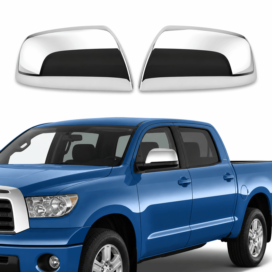 2007-2019 Toyota Tundra Chrome Mirror Covers Replacement